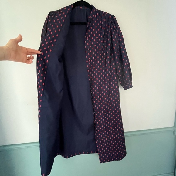 Vintage Tal Saunders Ritz Carlton Dress, Evening Coat, 100% Silk, 60’s - Picture 11 of 11